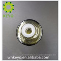 Garrafa de vidro do recipiente cosmético transparente luxuoso do óleo essencial 30ml com conta-gotas de imprensa